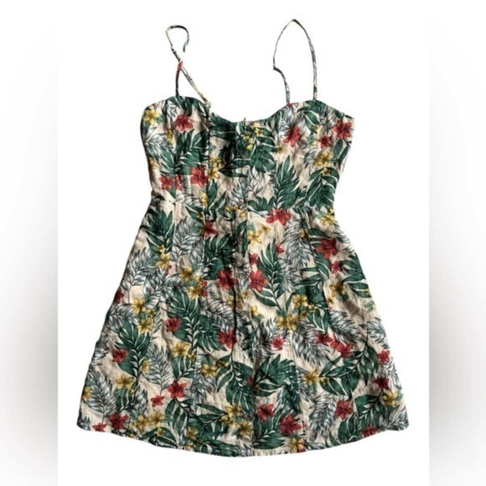 Sadie & Sage Tropical Print Mini Dress
